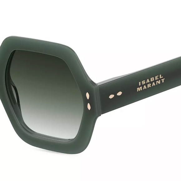 ISABEL MARANT IM 0004/S GREEN/SMOKE GRADIENT SUNGLASSES - Picture 2 of 3